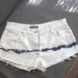 Dolce & Gabbana jean shorts tie dye sz med -eur 42